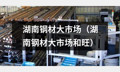湖南鋼材大市場（湖南鋼材大市場和旺）