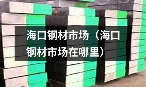 海口鋼材市場（海口鋼材市場在哪里）