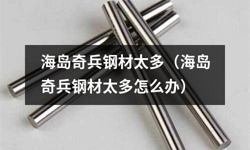 海島奇兵鋼材太多(海島奇兵鋼材太多怎么辦)