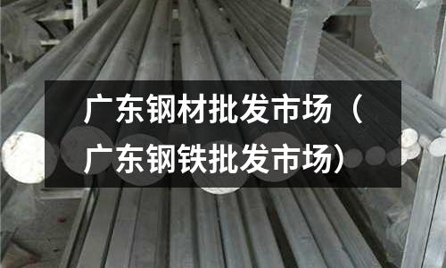 廣東鋼材批發市場（廣東鋼鐵批發市場）