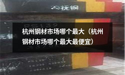 杭州鋼材市場哪個最大(杭州鋼材市場哪個最大最便宜)