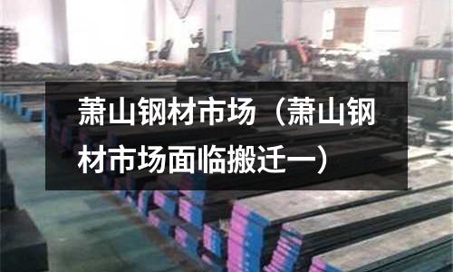 蕭山鋼材市場（蕭山鋼材市場面臨搬遷一）
