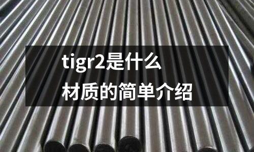 tigr2是什么材質(zhì)的簡(jiǎn)單介紹