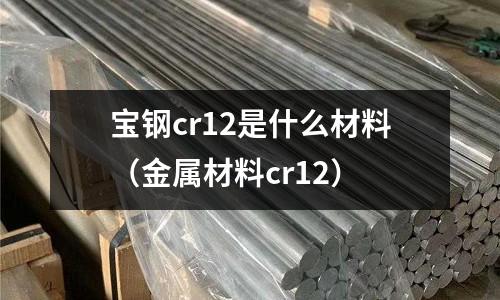 寶鋼cr12是什么材料(金屬材料cr12)