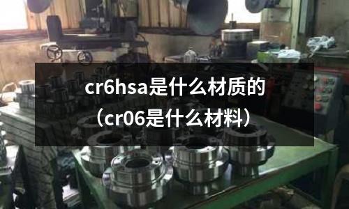 cr6hsa是什么材質(zhì)的(cr06是什么材料)