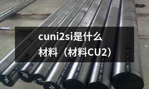 cuni2si是什么材料(材料CU2)