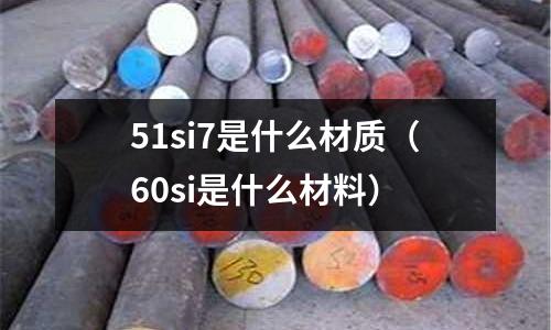 51si7是什么材質（60si是什么材料）