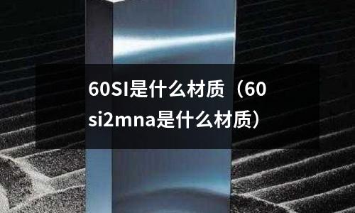 60SI是什么材質(60si2mna是什么材質)