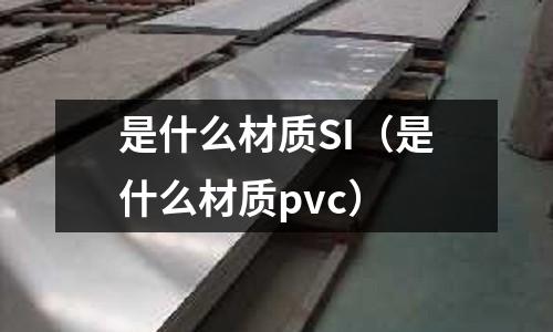 是什么材質SI(是什么材質pvc)