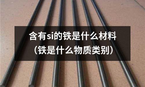 含有si的鐵是什么材料(鐵是什么物質類別)