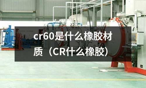 cr60是什么橡膠材質(zhì)(CR什么橡膠)