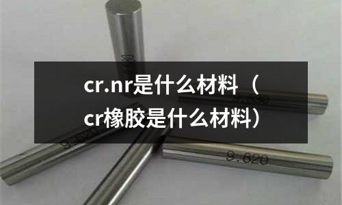 cr.nr是什么材料(cr橡膠是什么材料)