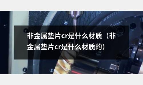 非金屬墊片cr是什么材質(zhì)(非金屬墊片cr是什么材質(zhì)的)