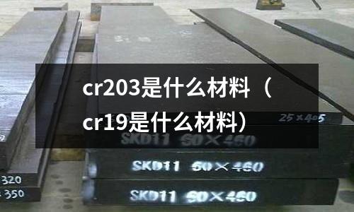 cr203是什么材料(cr19是什么材料)