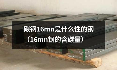 碳鋼16mn是什么性的鋼(16mn鋼的含碳量)