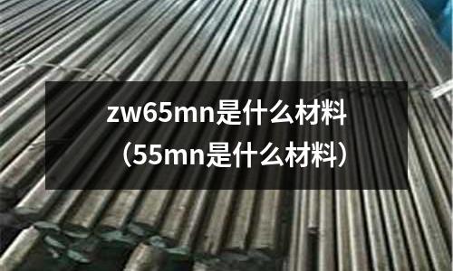 zw65mn是什么材料（55mn是什么材料）