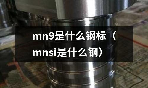 mn9是什么鋼標(mnsi是什么鋼)