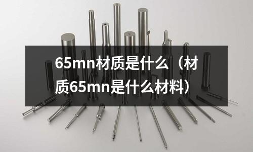 65mn材質是什么(材質65mn是什么材料)