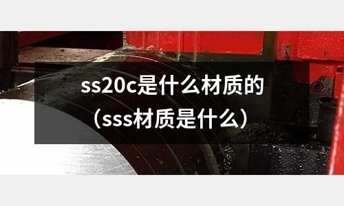 ss20c是什么材質的（sss材質是什么）