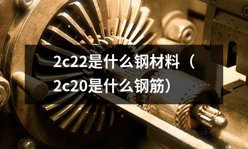 2c22是什么鋼材料（2c20是什么鋼筋）