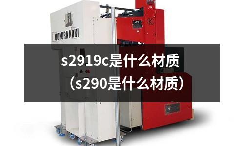 s2919c是什么材質（s290是什么材質）
