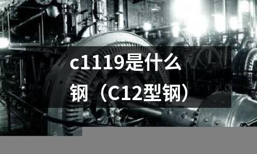 c1119是什么鋼(C12型鋼)