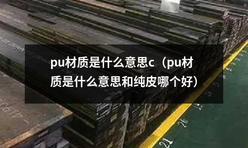 pu材質是什么意思c（pu材質是什么意思和純皮哪個好）
