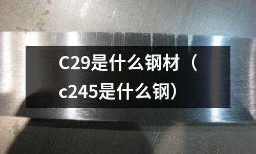 C29是什么鋼材(c245是什么鋼)