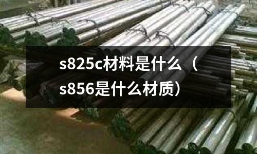 s825c材料是什么(s856是什么材質)