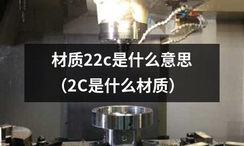 材質22c是什么意思(2C是什么材質)