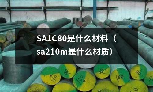 SA1C80是什么材料(sa210m是什么材質(zhì))