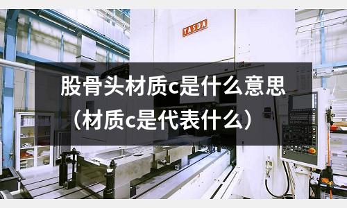 股骨頭材質c是什么意思(材質c是代表什么)