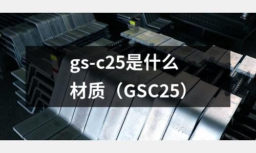 gs-c25是什么材質(zhì)（GSC25）