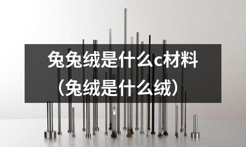 兔兔絨是什么c材料(兔絨是什么絨)