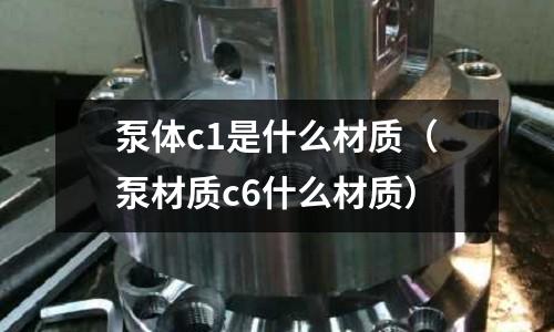 泵體c1是什么材質（泵材質c6什么材質）