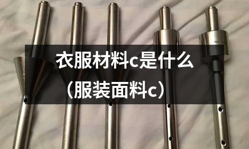 衣服材料c是什么(服裝面料c)