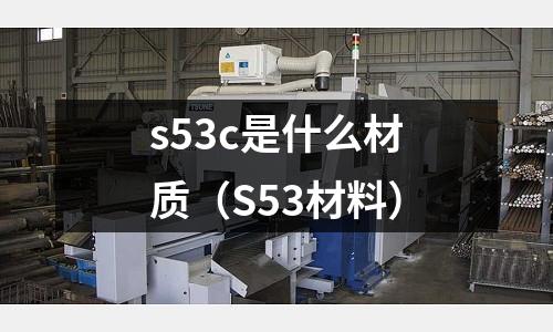 s53c是什么材質（S53材料）