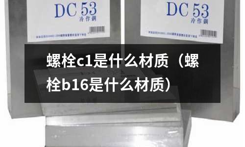 螺栓c1是什么材質(螺栓b16是什么材質)