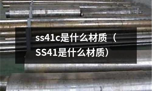 ss41c是什么材質（SS41是什么材質）