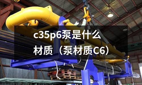 c35p6泵是什么材質(泵材質C6)
