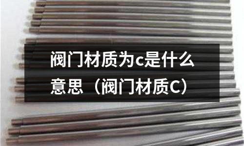 閥門材質為c是什么意思（閥門材質C）