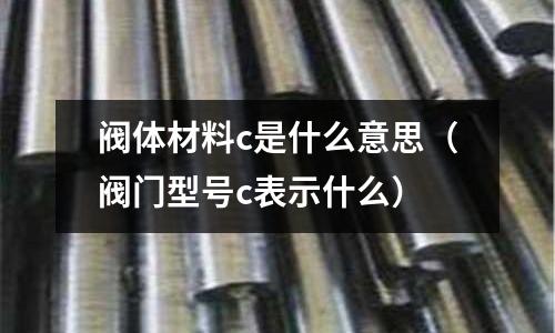 閥體材料c是什么意思(閥門型號c表示什么)