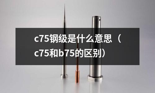 c75鋼級是什么意思（c75和b75的區別）