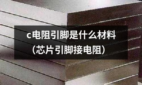 c電阻引腳是什么材料(芯片引腳接電阻)