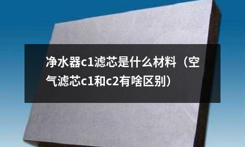 凈水器c1濾芯是什么材料(空氣濾芯c1和c2有啥區別)