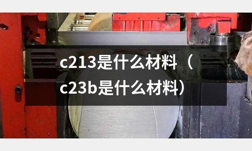 c213是什么材料(c23b是什么材料)