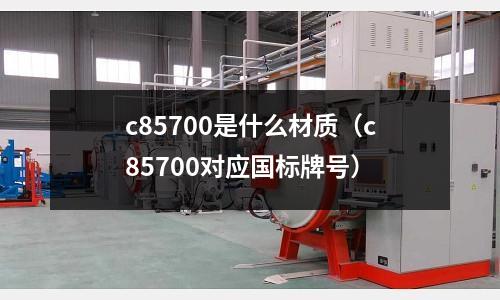 c85700是什么材質(c85700對應國標牌號)