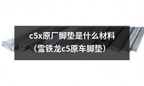 c5x原廠腳墊是什么材料(雪鐵龍c5原車腳墊)