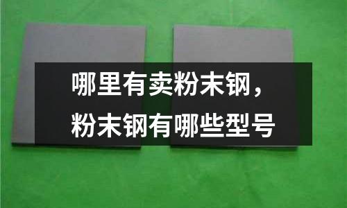 哪里有賣粉末鋼，粉末鋼有哪些型號