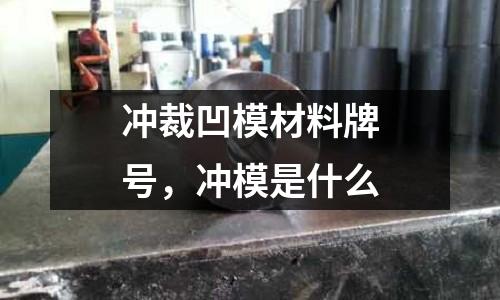 沖裁凹模材料牌號(hào),沖模是什么